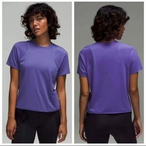 Lululemon Lightweight Cinched Hem Hiking short sleeve T-Shirt size 6